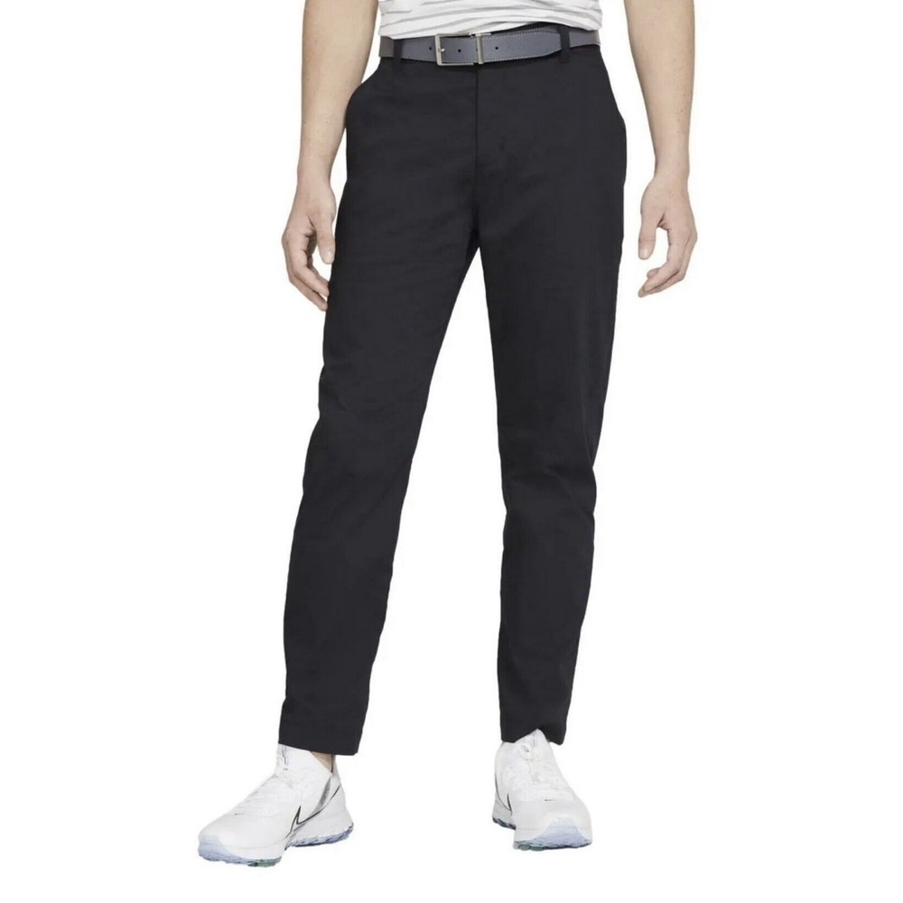 Nike Men's Dri-FIT UV Standard Fit Chino Golf Pants 42x32 (Black) DA4089-010